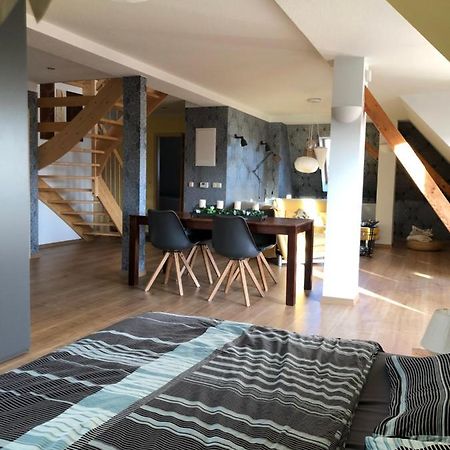 Maisonette Wohnung Mit Blick Ueber Die Stadt Jena Exteriér fotografie