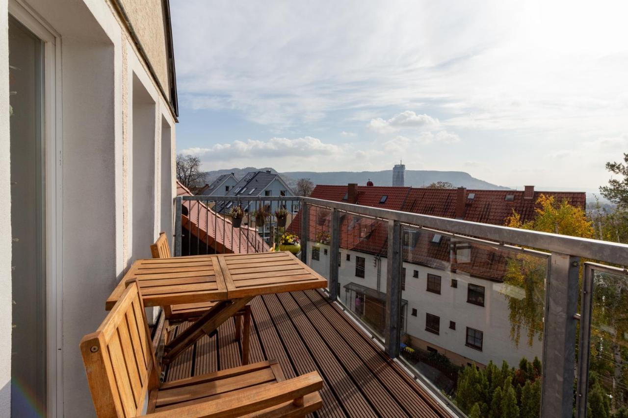 Maisonette Wohnung Mit Blick Ueber Die Stadt Jena Exteriér fotografie