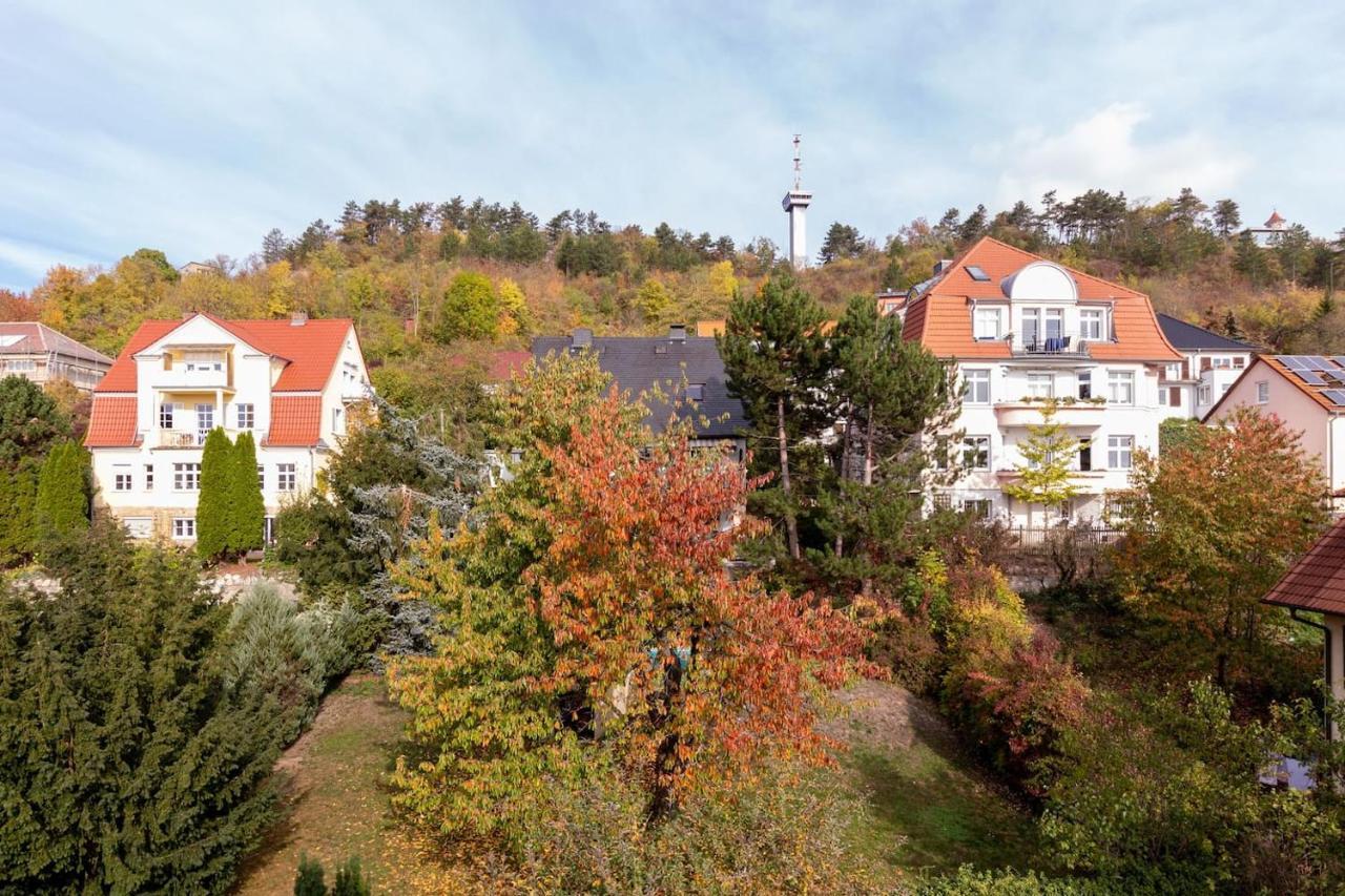 Maisonette Wohnung Mit Blick Ueber Die Stadt Jena Exteriér fotografie